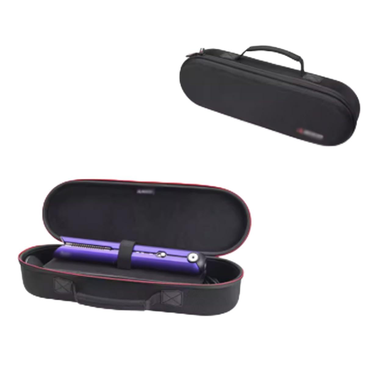 JOYSOG Airstrait HT01 Case Bag, Hard Carrying Case for Dyson Airstrait/Airstrait HT01/Corrale Hair Straightener Tools Travel Bag/Hair Straightener Organizer Bag (Black)