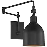 Meridian M90019MBK Wall Sconce, 1-Light 60 Watts, Matte Black