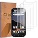 Mr.Shield [3-PACK] Designed For Cat S48c [Tempered Glass] Screen Protector [Japan Glass With 9H Hardness] with Lifetime Replacement