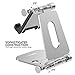 Nulaxy Tablet Stand, Adjustable Phone Holder Stand, Aluminum Tablet Holder Compatible with Smartphones/Tablets/Switch 4-12