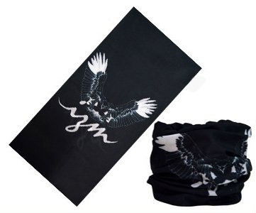 LEFV trade; 16-in-1 Headband Skulls Design Versatile Magic Scarf Bandana Tube Headwear Seamless Neck Gaiter Balaclava Helmet Liner Face Mask for Outdoor Sports Activity Style 3