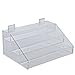 Azar 326045 16-Inch Wide Three-Tier Acrylic Step Display