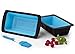 Pack of 2 Loaf Cake 10 Inch Flexible Pans Banana Bread Pan Black & Blue Quality Silicone molds + Brush + Free Homemade Bread Recipes Ebook
