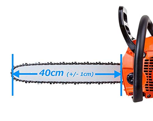 SECURA 2x Sägekette 3/8 1,3 mm 57TG kompatibel mit Einhell GE EC 2240 2040 fks 2200/08 Motorsägen – Bild 3