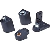 Offset Pivot Hinge, Half Surface, 125 lb.
