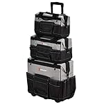 DURHAND-3pcs-Rolling-Mobile-Tool-Bag-Electrician-with-3-Bags-for-OrganizationStorage-and-Adjustable-Carrying-Handle