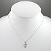 Chuvora 925 Sterling Silver Cubic Zirconia CZ Twin Heart Mom and Baby Dolphin Fish Love Pendant Necklace 18