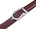 Marino Men’s Genuine Leather Ratchet Dress Belt with Open Linxx Buckle, Enclosed in an Elegant Gift Box - Brown - Style 150 - Custom: Up to 44