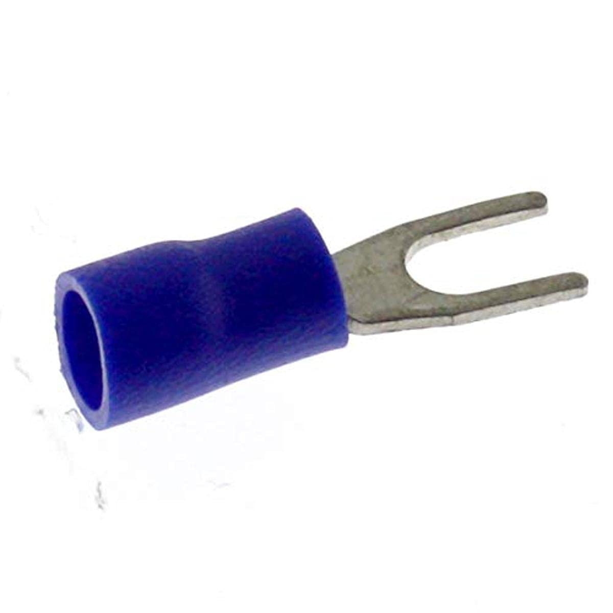 SeKi 14130, 1.5-2.5 mm2, M3, Insulated, 25 Pieces Fork Terminal, Blue