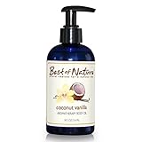Coconut Vanilla Aromatherapy Body Oil - 8oz