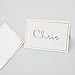 50 Pcs Place Cards with Gold Foil Border - Texture Table Tent Cards Seating Place Cards for Weddings Banquets Dinner Parties 2.5