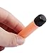 Refill Darts, PeleusTech 200-Dart 2.60x0.43inch Big Head Soft Bullet for Nerf N-Strike Vulcan EBF-25 Dart Blaster - Black
