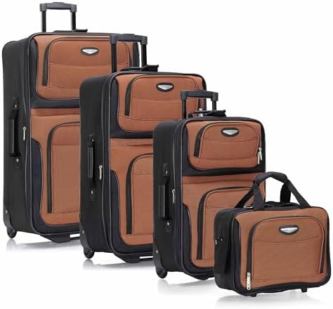 Amazon.com | Rockland Journey Softside Upright Luggage Set