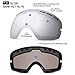 COPOZZ Ski Goggles Kids, Youth Snowboard Goggles for Boys Girls Toddler Age 2-12,OTG UV400 Helmet Compatible Skiing Equipment