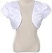 Little Girls Long Sleeve Open Front Shrug Kids Button Cardigan Knit Sweater
