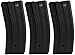 SportPro 60 Round Metal Low Capacity Magazine for AEG M4 M16 3 Pack Airsoft - Black