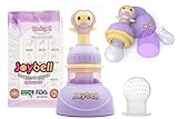 Joybell Transition Feeder Teether Pacifier for Baby Food, fresh fruit, solid foods, Purple PLUS free eBook how to start baby on solid foods