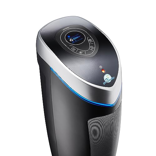 GermGuardian 5-In-1 HEPA Air Purifier for Home, Large Rooms Up To 915 Sq. Ft. with HEPA Pet Air Filter, UV-C Light & Odor Reduction, AC5250PT, 28
