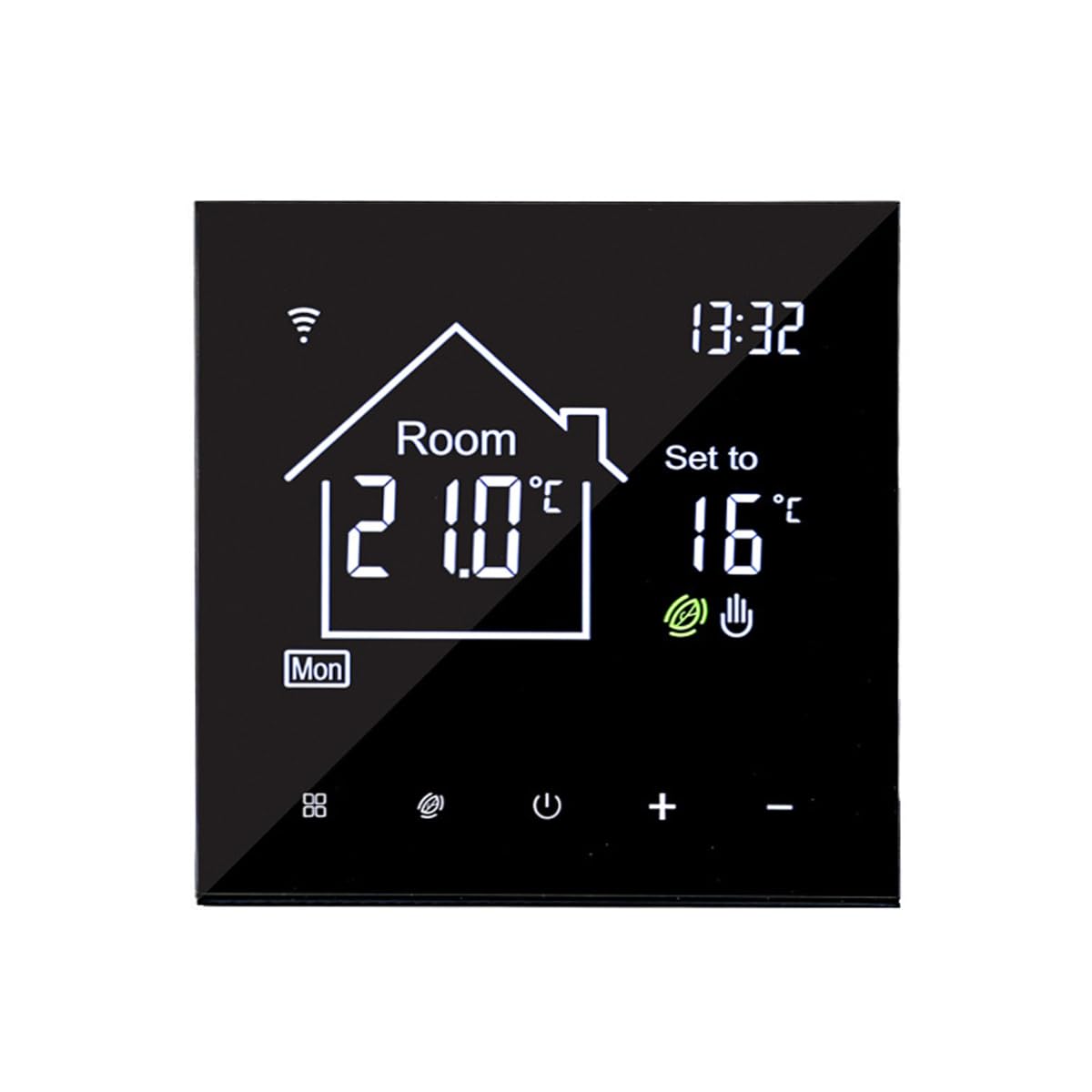 ANCLLO WiFi Smart Thermostat Save Energy Digital Room Thermostat Underfloor Heating Temperature Controller for Electric Heating