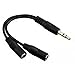 3.5mm Audio Y Splitter Cable for Speaker and Headphones