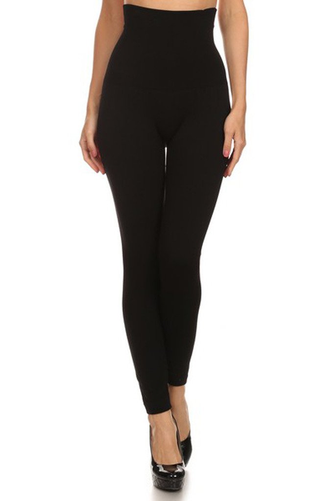 white control top leggings