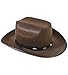 Funny Party Hats Cowboy Hat - Studded Cowboy Hat - Cowboy Costume Accessories - Brown Cowboy Hat