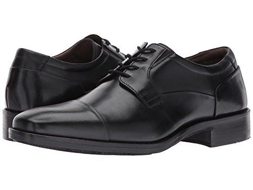 johnston murphy Men´s Lancaster Cap Toe Oxfords (7m, Black Full Grain Leather)