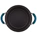 Rachael Ray Brights Hard Anodized Nonstick Stock Pot/Stockpot with Lid, 8 Quart, Marine Blue