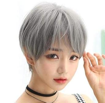 Amazon Sunny Smile 超自然 スモーキーシルバーアッシュグレー