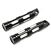 Black Edge Cut CNC Foot Peg Foot Rests For Harley Davidson Sportster Touring Softail Road King (All Years)