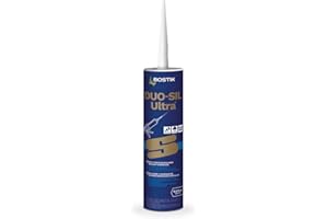 BOSTIK Duo-SIL Ultra White 9.5oz Advanced Hybrid Paintable Door & Window 2-in-1 Sealant & Adhesive | Professional Grade | Uni
