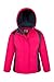 Mountain Warehouse Honey Kids Ski Jacket - Boys & Girls Winter Coat Dark Pink 5-6 Years