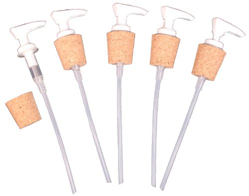 Creative hobbies® white pump dispenser has cork stoppe…