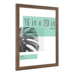 MCS Studio Gallery Frame, Walnut Woodgrain, 16 x 20