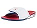 Nike Jordan Mens Jordan Hydro III Retro White/Fire Red/True Blue Sandal (12 D(M) US)