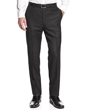 Calvin Klein CK Slim Fit Pindot Flat Front Dress Pants Charcoal 36 x 30