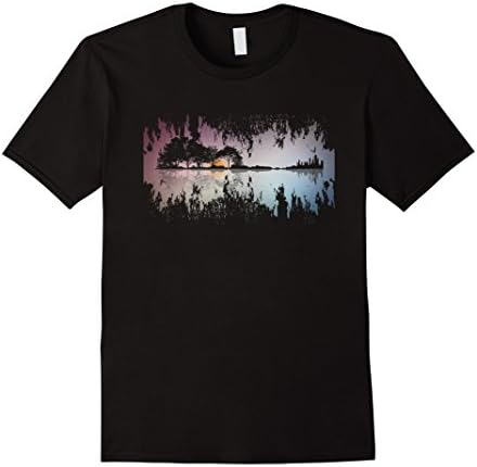 Guitar Lake Shadow Love Guitar Musician T-Shirt