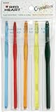 Susan Bates Red Heart Crystallites Acrylic Crochet Hook Set, Size G/H/I/J/K