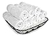 SALBAKOS - Premium Washcloths 12 Pack Set, 100% Turkish Cotton, Highly Absorbent & Quick Dry, Face Towels Wash Cloths for Hotel, Spa & Gym | 13