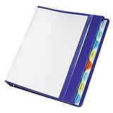 WLJ55096 - Wilson Jones View-Tab Round Ring Presentation Binder