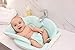 Soothing Company Baby Bath Pillow, Baby Newborn Essential, Baby Bath Cushion, Soft Easy to Dry, Baby Bath Flower for Bathtub or Sink, Baby Bath Sink Perfect for 0-6 Months, Baby Bathtub Mat (Green)