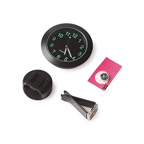 image for REACHS Car Dashboard Clock Cars Air Vent Quarz Clocks Mini, Perfect De