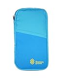 Simmer Stone Multi-function Travel Passport Credit Id Card Cash Holder Organizer Wallet Purse Case Bag Water-proof Material Large Capacity For Men Women