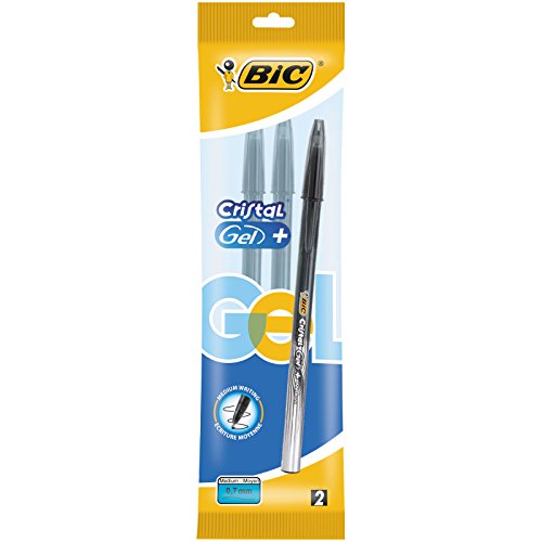 Ручка гелев набор BIC Crystal 2шт блистер арт. 840413, черные (070330318724)