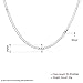 MMTTAO Sterling Silver Magic Round Snake Chain CHOOSE WIDTH/LENGTH Solid 925 Italy Necklace
