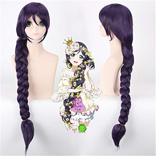 Anime Lovelive! Love Live Cosplay Wig Nozomi Tojo Costume Play Adult Wigs Halloween Hair Fairy Tale 