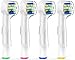 Toptheway Replacement Brush Heads for Braun Oral B Floss Action Electric Toothbrush Pro 1000 Pro 3000 Vitality Pro 500 OralB, 8 Pack