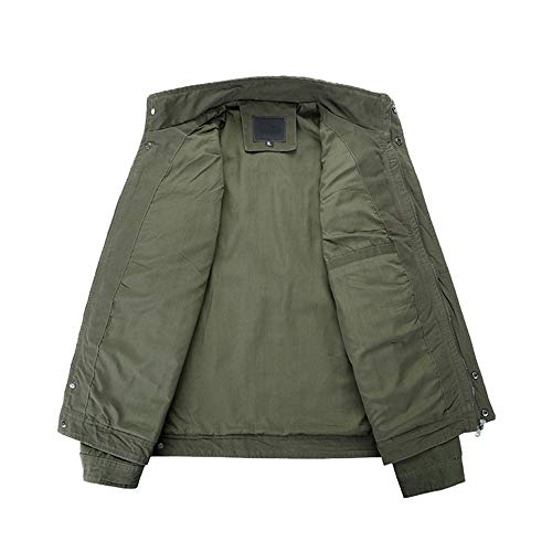 image for Realdo Mens Military Combat Jacket Clearance, Winner Casual Zipper Tac