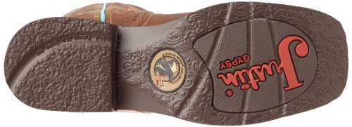 Justin Boots Women's Gypsy Collection 12" Soft Toe ,Tan Jaguar,7 B US