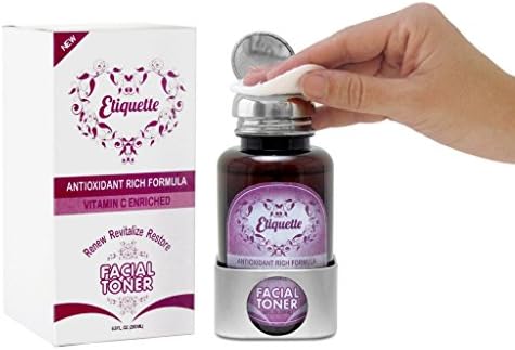 Facial Toner with Witch Hazel & Vitamin C - Organic Formula including Aloe Vera, Citrus Extracts and More